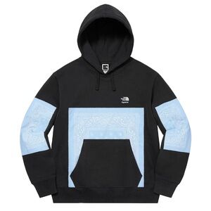 The North Face Supreme Blue Bandana Hoodie